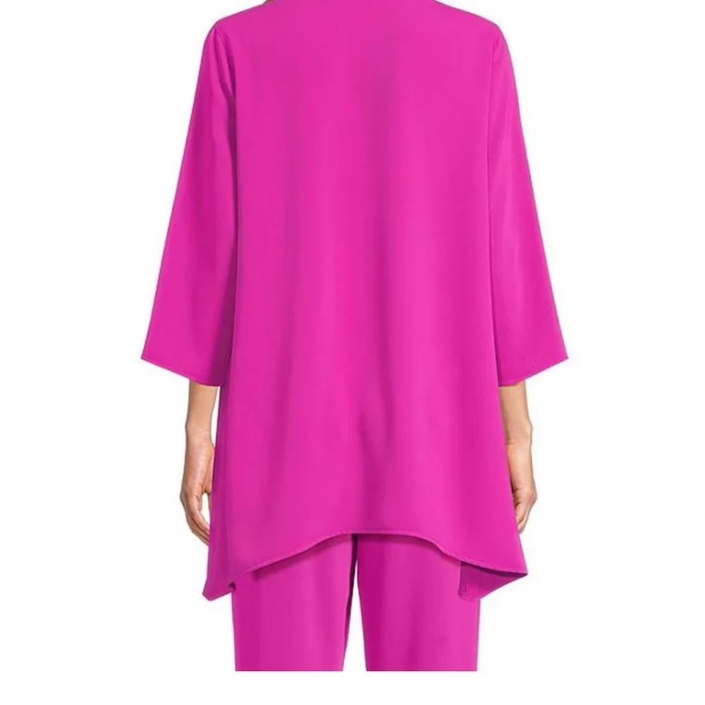 Caroline Rose Bold Fuchsia Open Cardigan - Picture 2 of 16